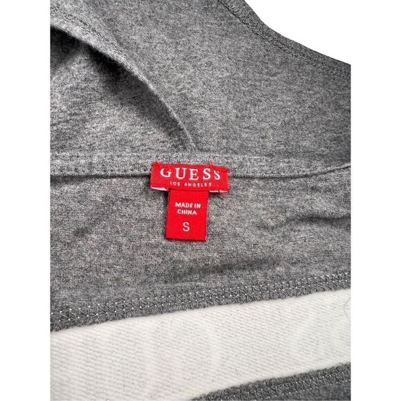 GUESS Women’s Small Bodysuit Top Gray V-Neck - Picture 5 of 7
